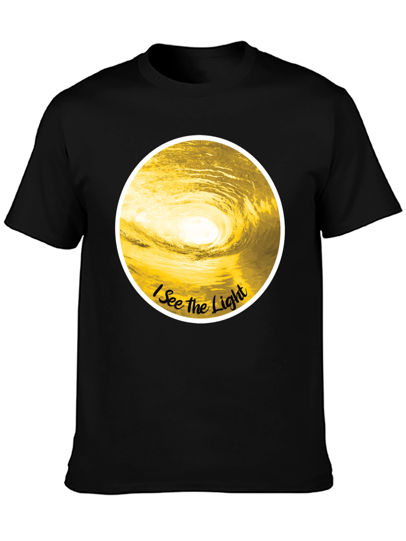 I See the Light Graphic Tee - Black