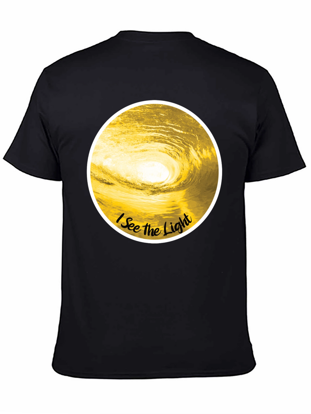 I See the Light Graphic Tee - Black