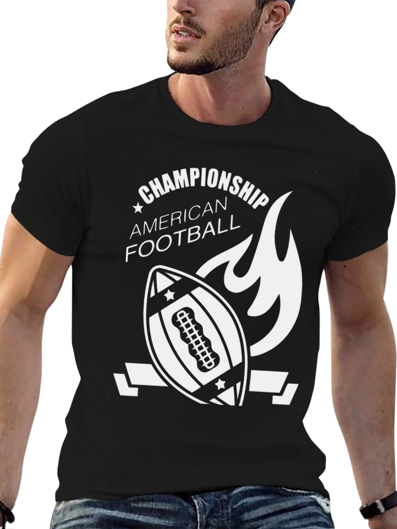Championship American Football Graphic T-Shirt