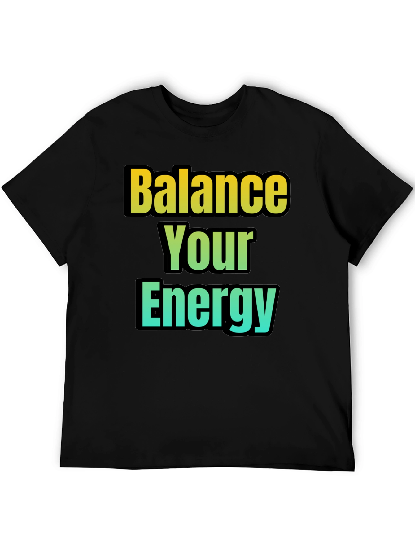 Balance Your Energy T-Shirt - Gradient Design