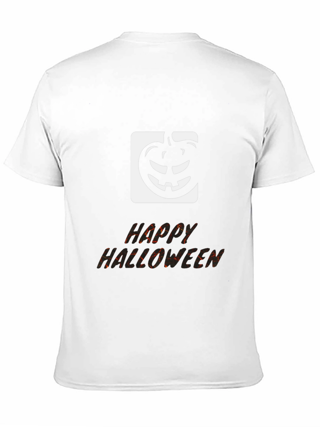 Happy Halloween Black Graphic T-Shirt