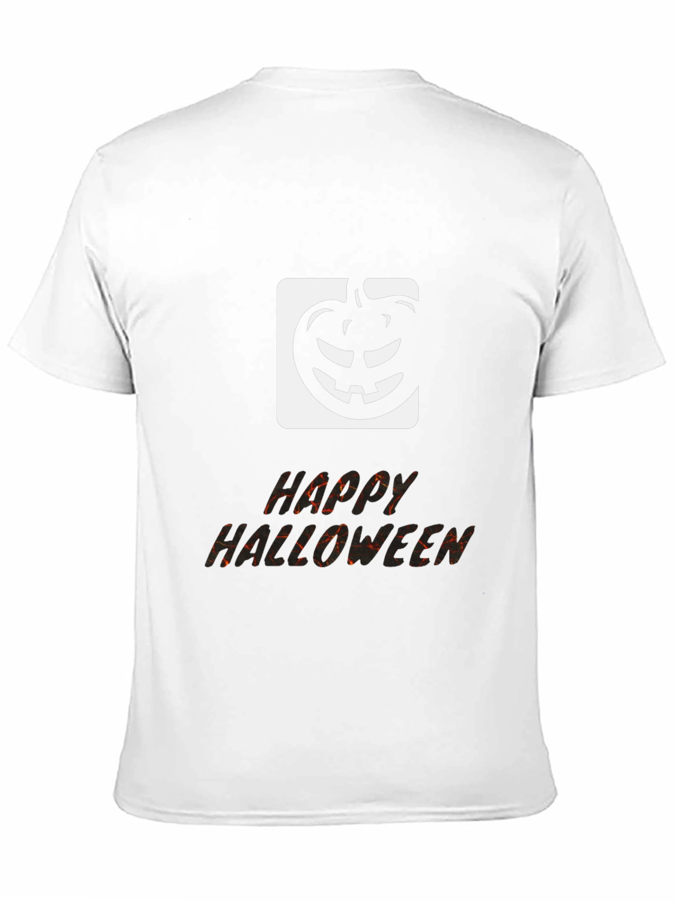 Happy Halloween Black Graphic T-Shirt