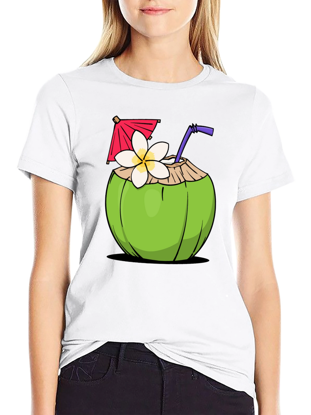 Coconut Drink Graphic T-Shirt