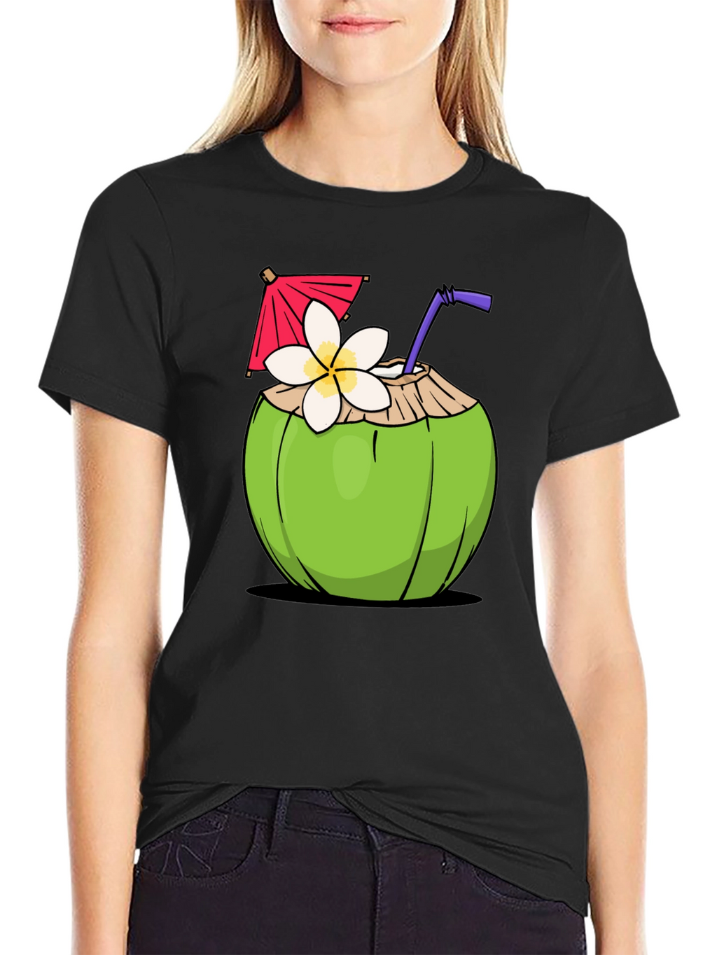 Coconut Drink Graphic T-Shirt