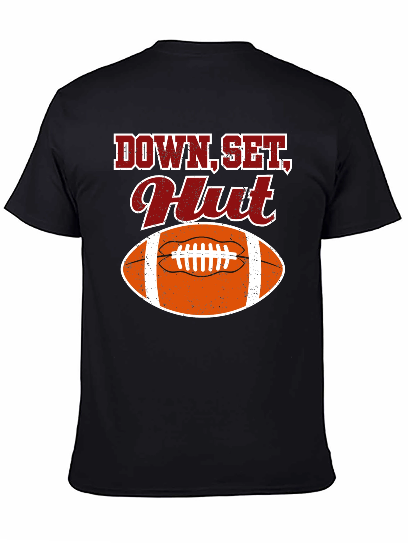 Down Set Hut Football T-Shirt