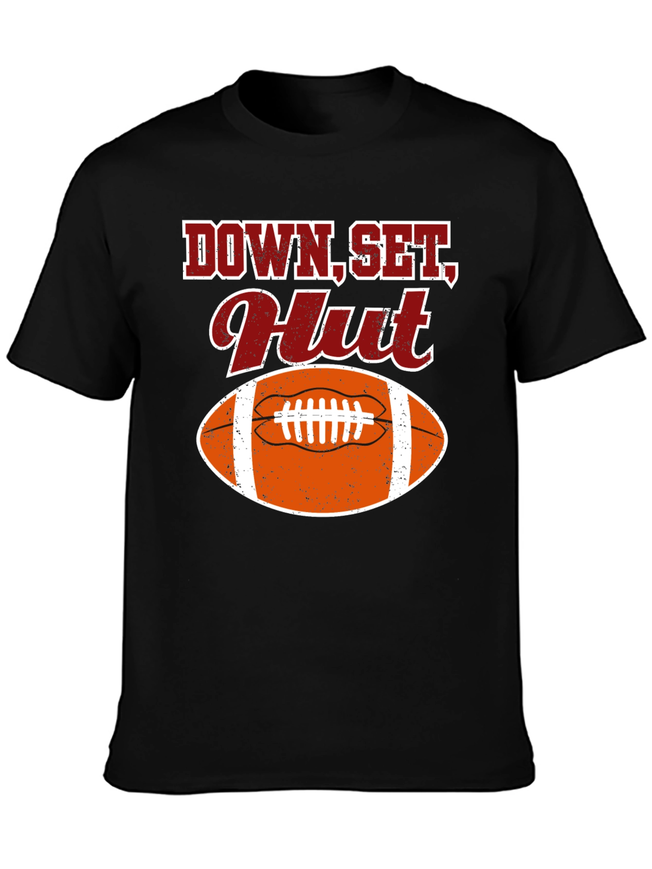 Down Set Hut Football T-Shirt