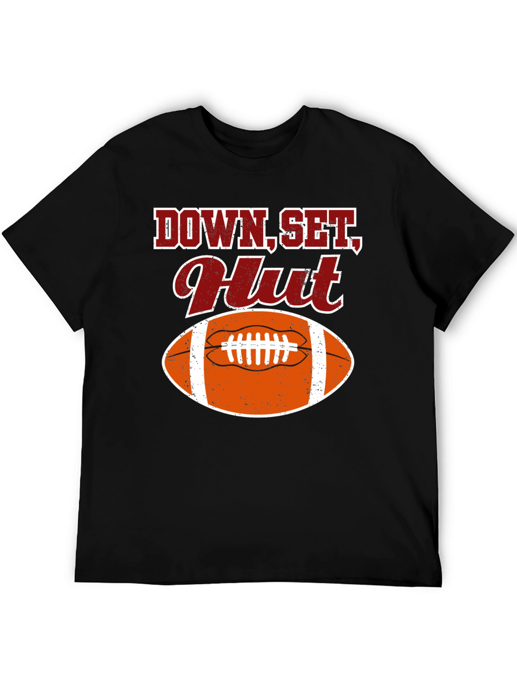 Down Set Hut Football T-Shirt