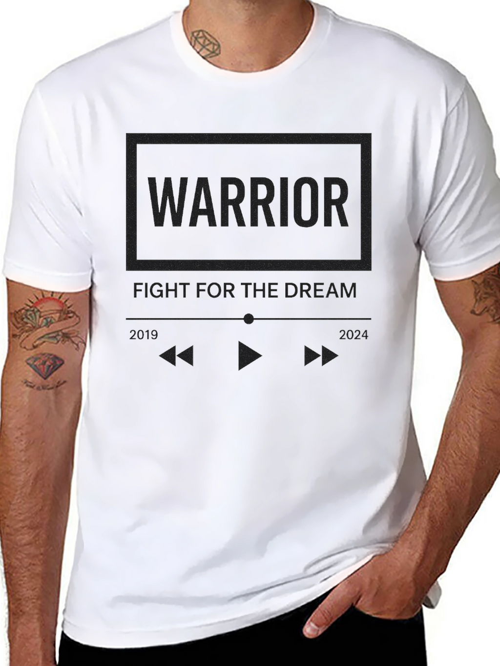 Warrior Dream Black T-Shirt