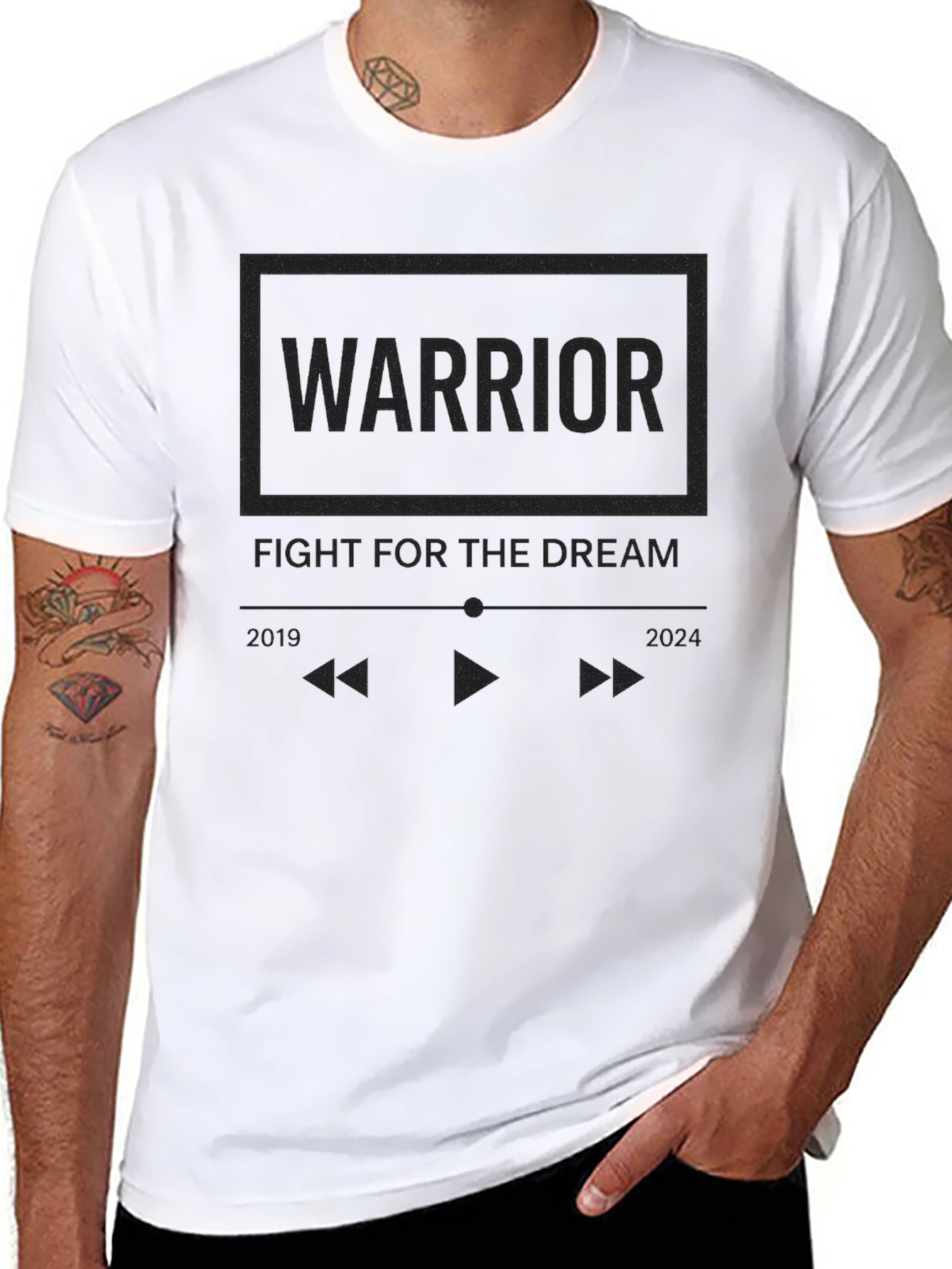 Warrior Dream Black T-Shirt