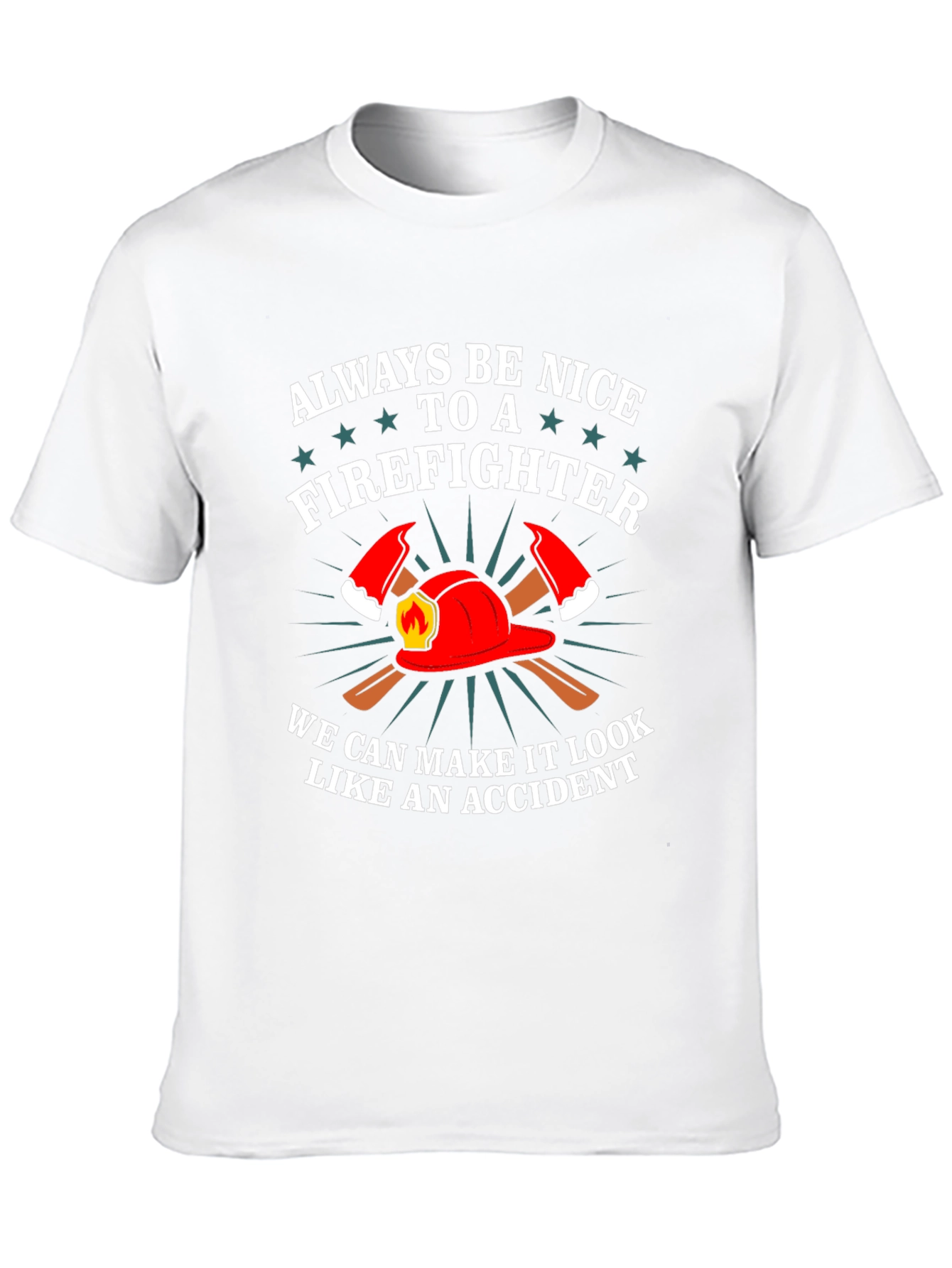 Firefighter Graphic Tee - Funny Fireman T-Shirt