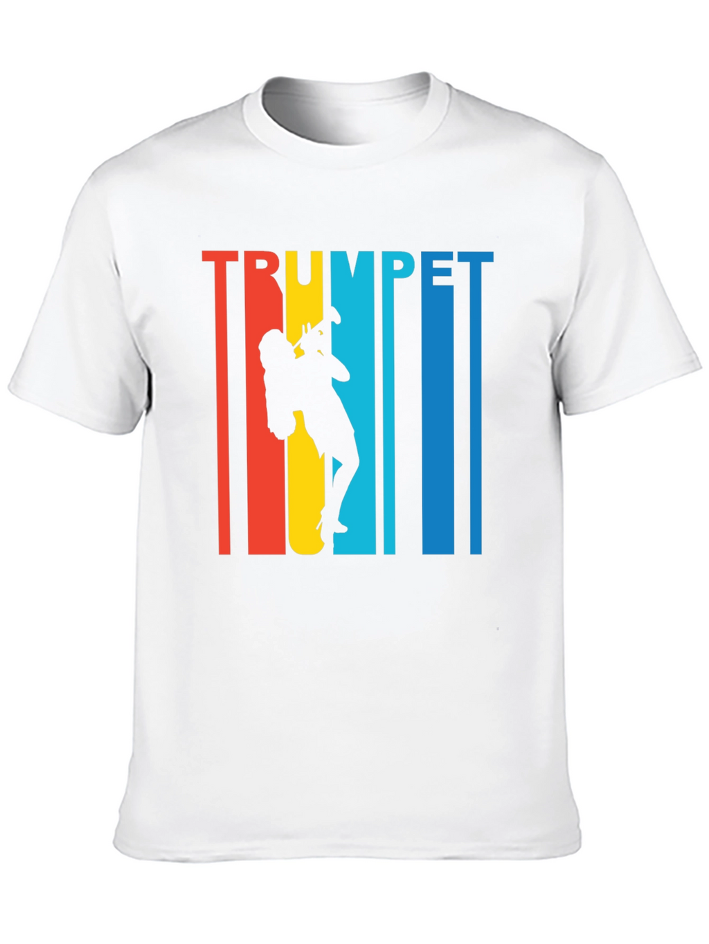 Trumpet Player Graphic Tee - Retro Style