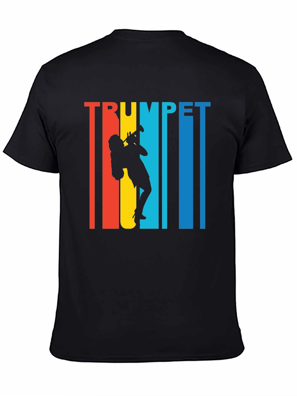 Trumpet Player Graphic Tee - Retro Style