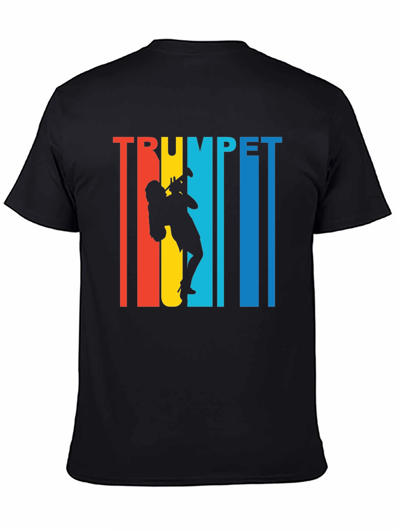 Trumpet Player Graphic Tee - Retro Style