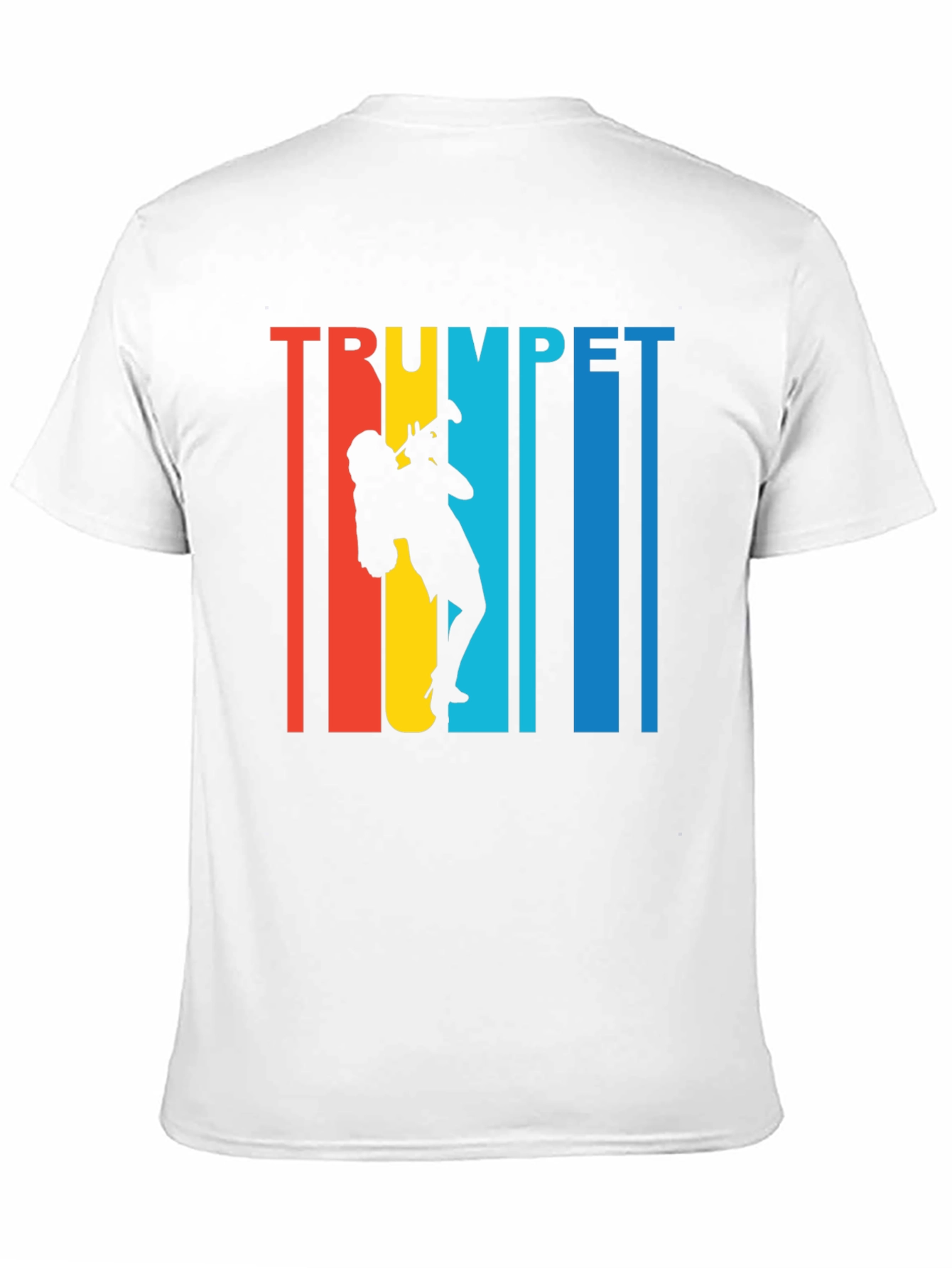Trumpet Player Graphic Tee - Retro Style