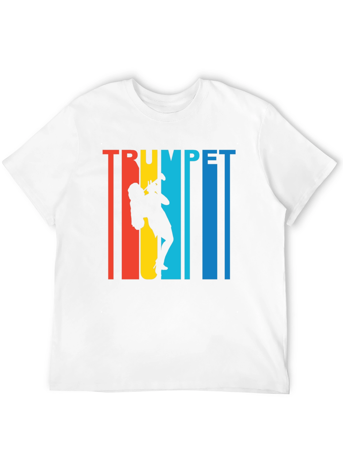 Trumpet Player Graphic Tee - Retro Style