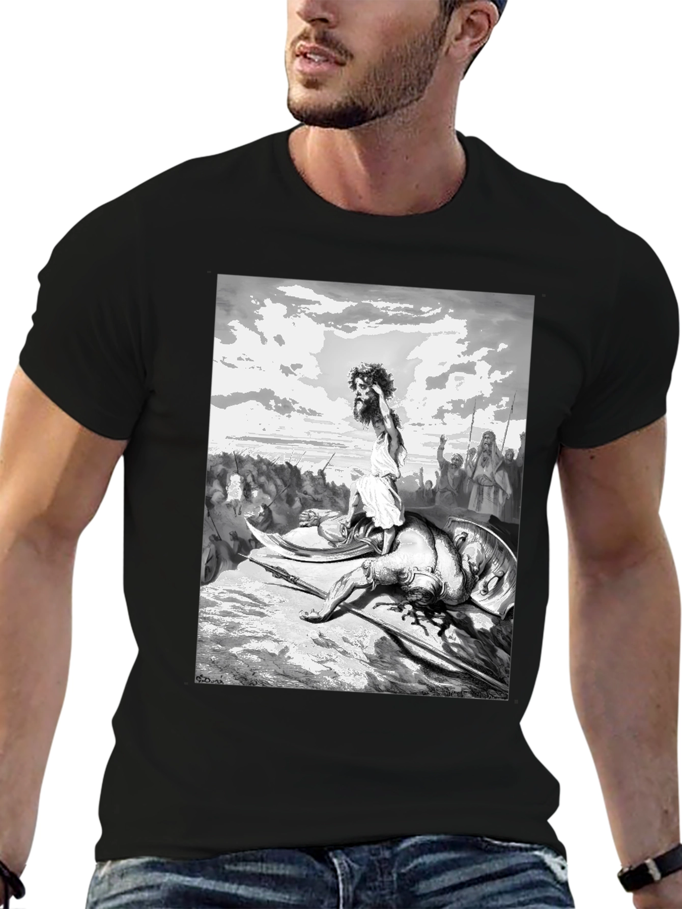 David and Goliath Graphic T-Shirt