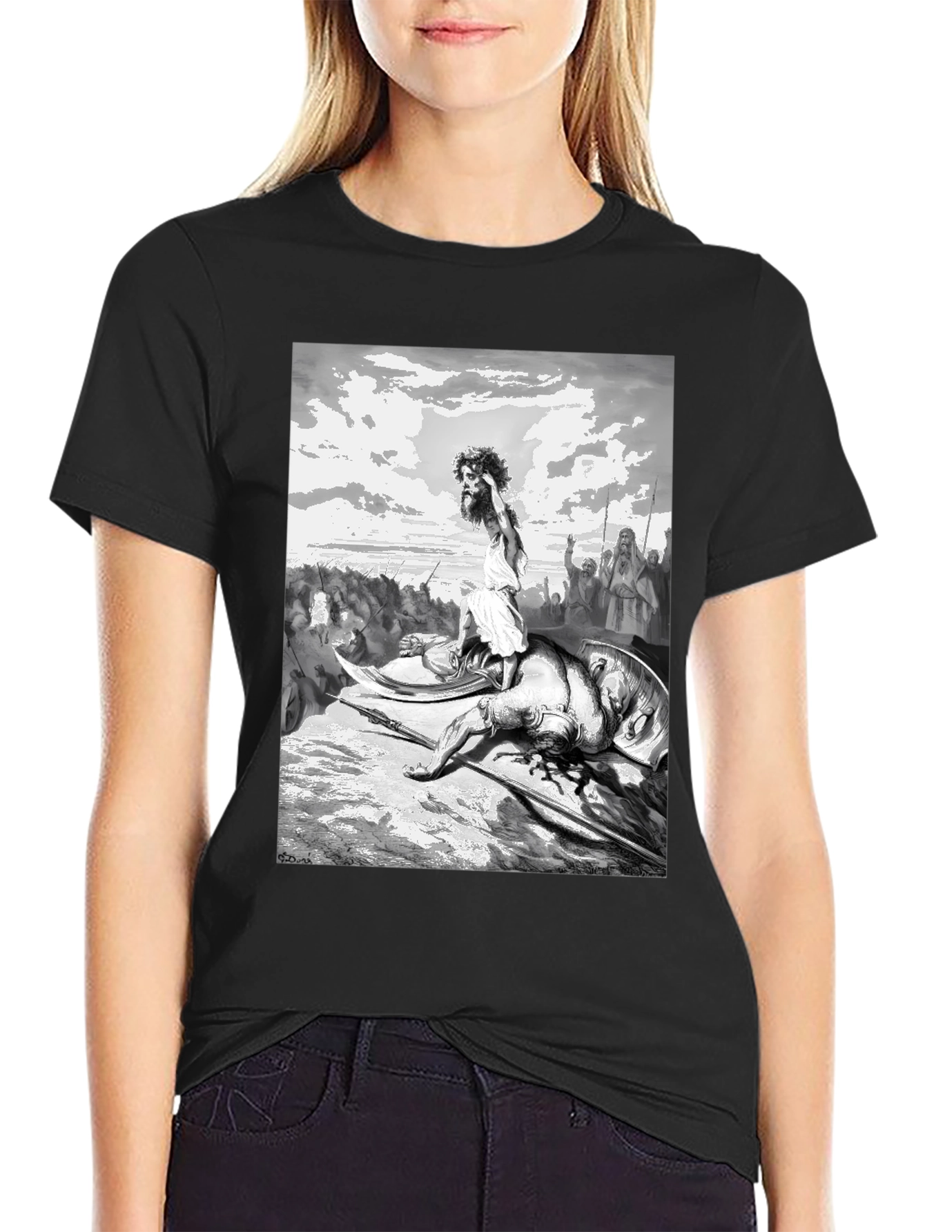 David and Goliath Graphic T-Shirt