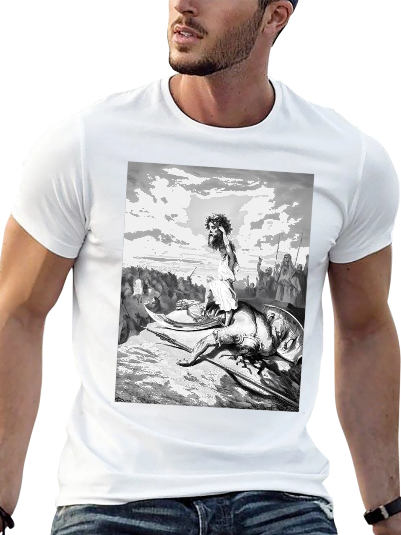 David and Goliath Graphic T-Shirt