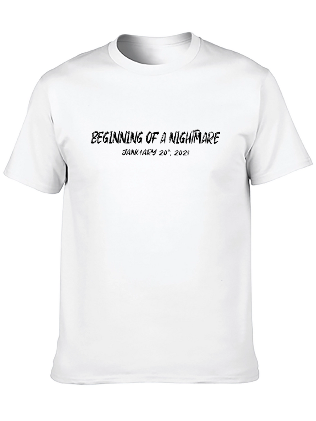 Beginning of A Nightmare Black Tee