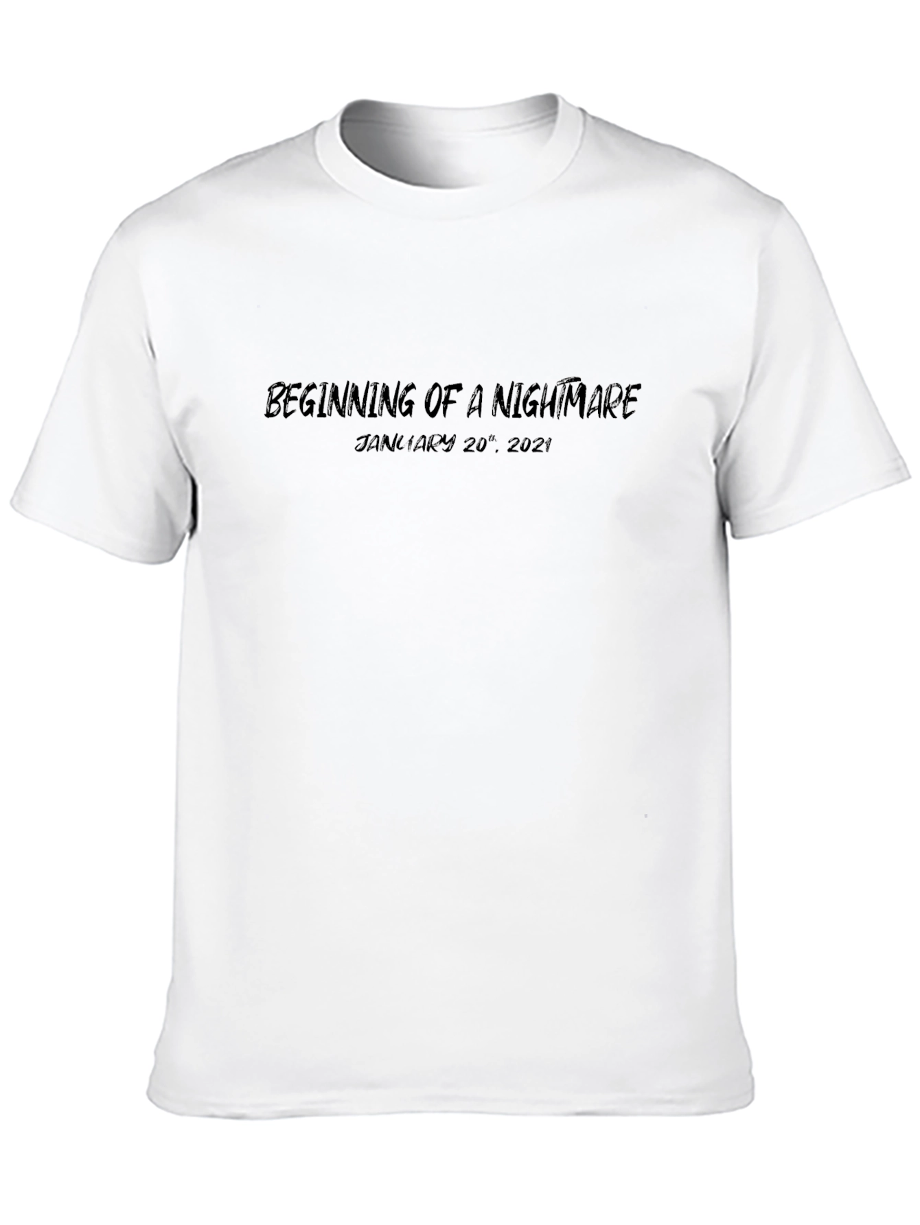 Beginning of A Nightmare Black Tee