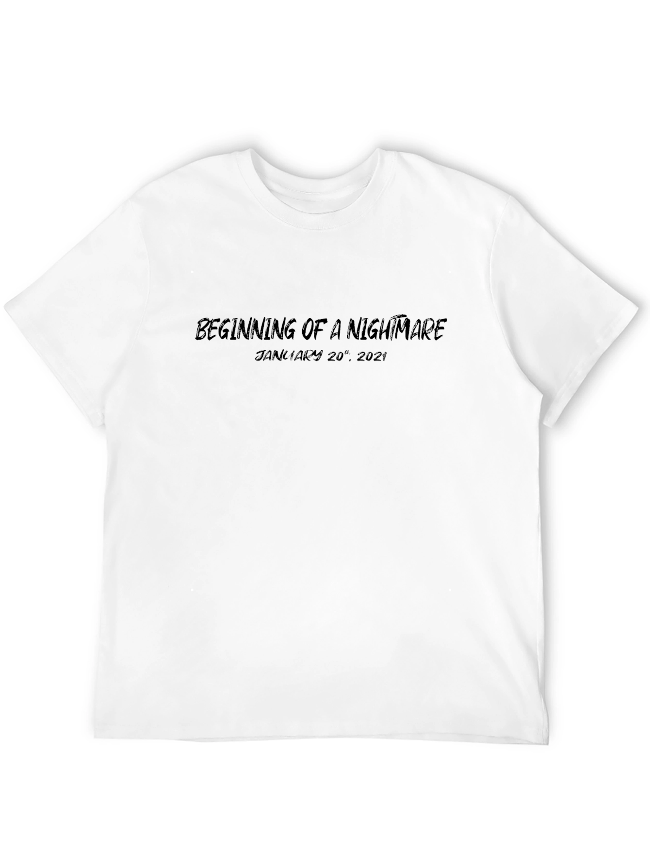 Beginning of A Nightmare Black Tee