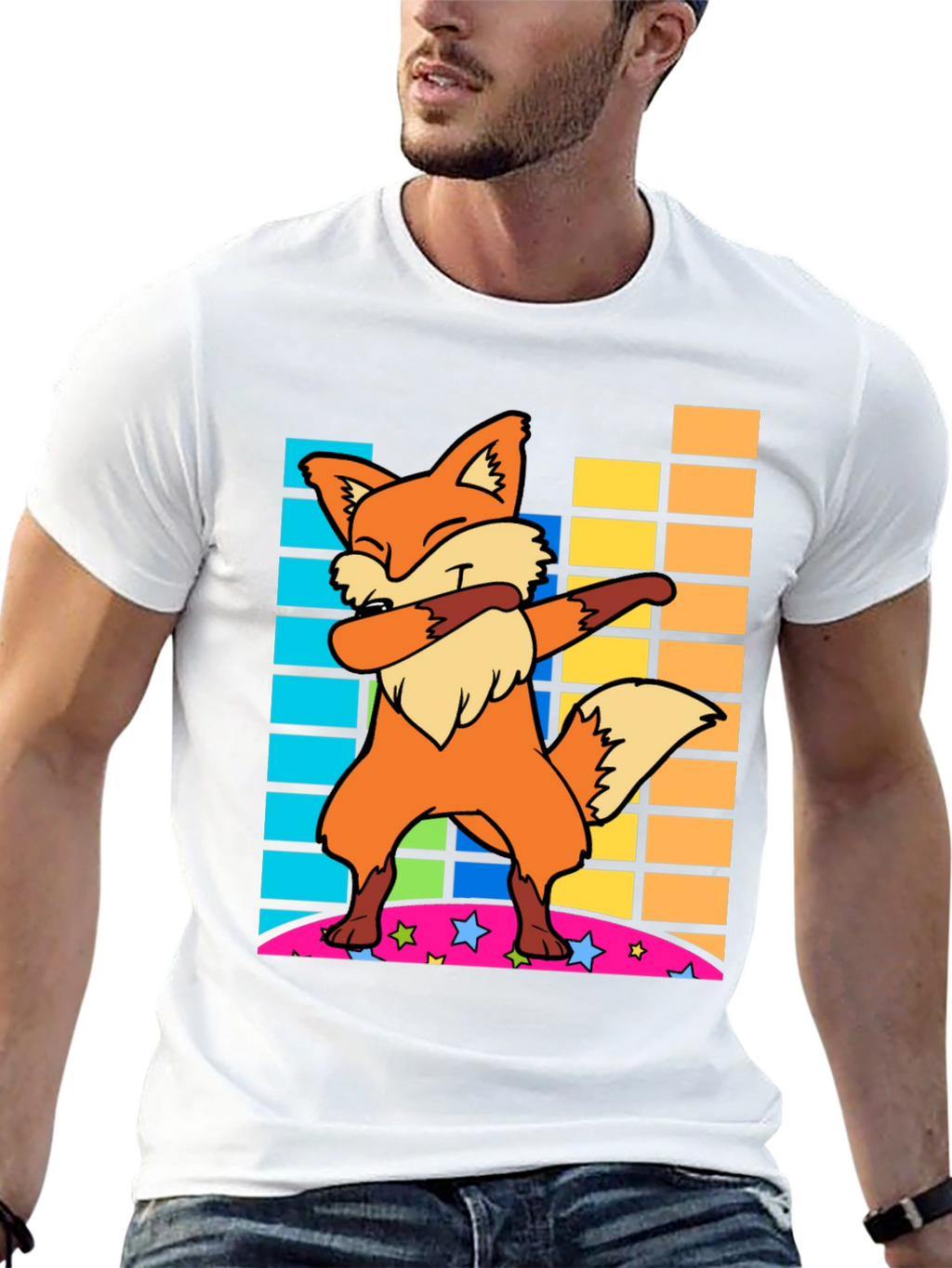 Dabbing Fox Graphic Tee - Cool & Trendy