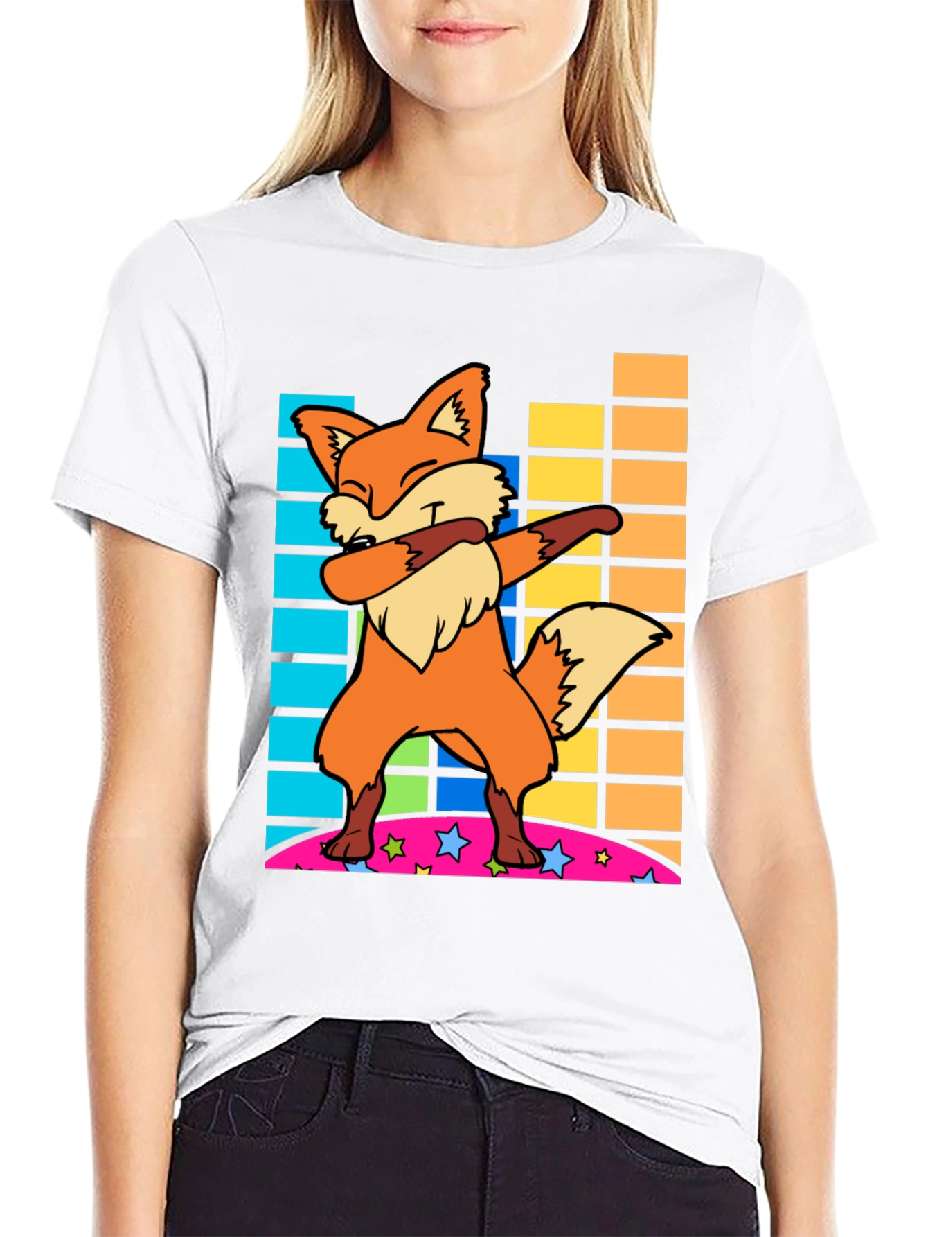 Dabbing Fox Graphic Tee - Cool & Trendy