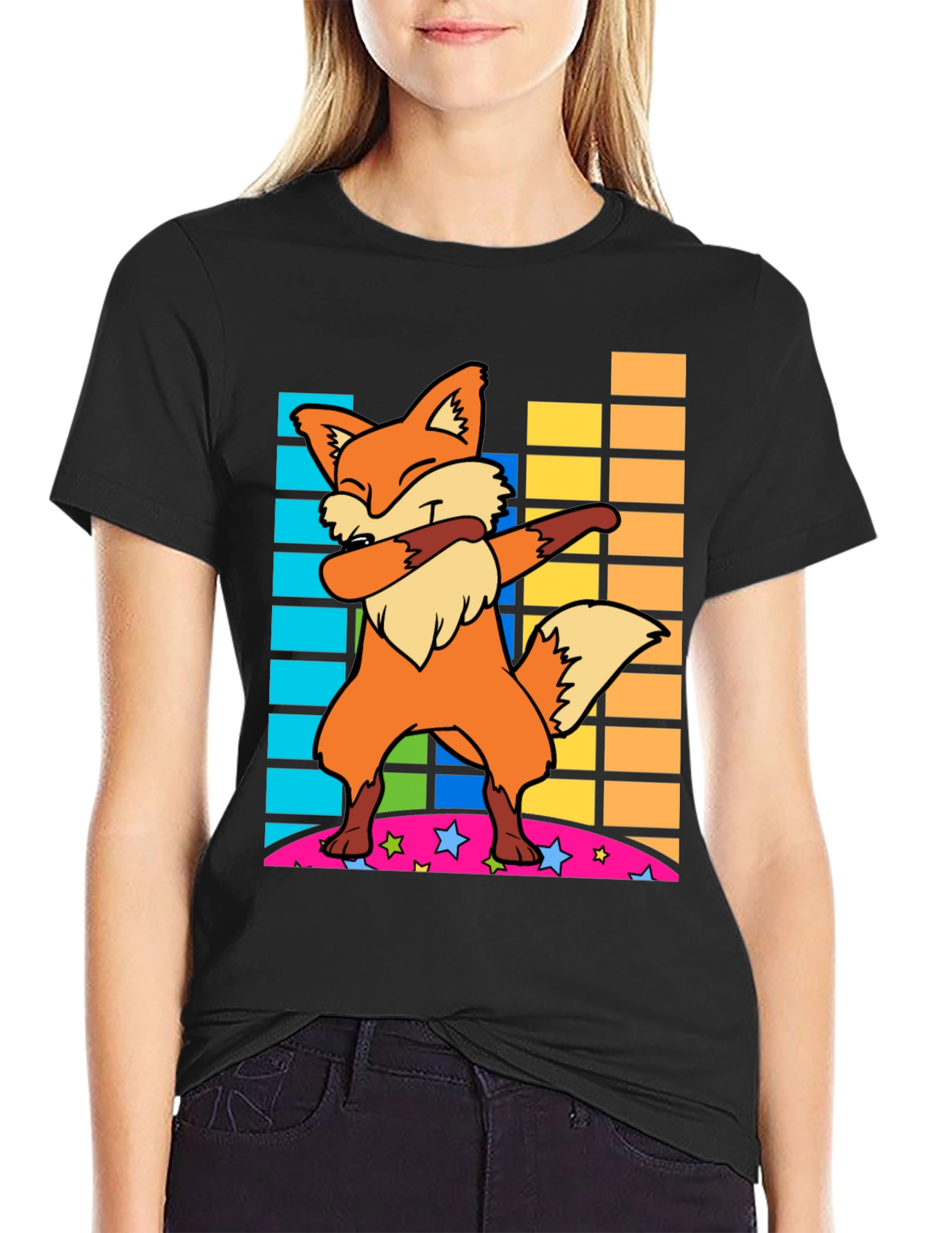 Dabbing Fox Graphic Tee - Cool & Trendy