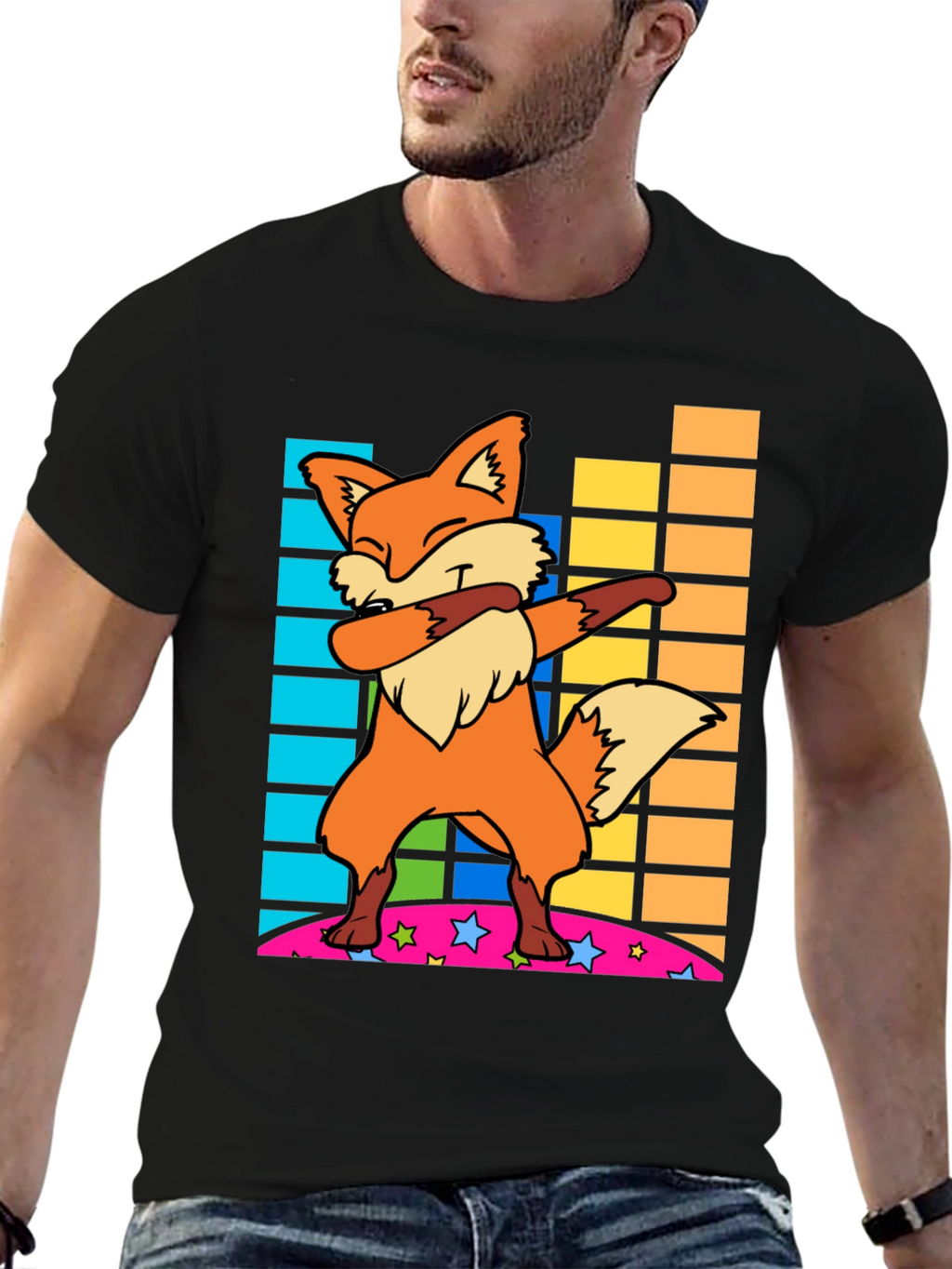 Dabbing Fox Graphic Tee - Cool & Trendy