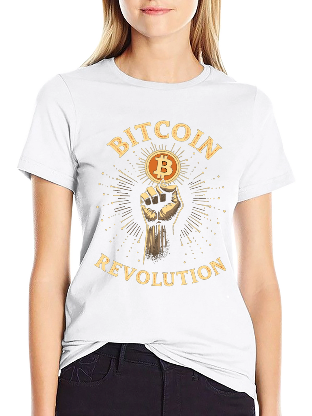 Bitcoin Revolution T-Shirt - Crypto Supporter Tee