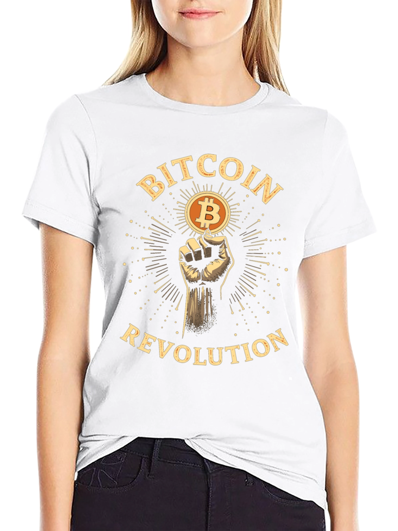 Bitcoin Revolution T-Shirt - Crypto Supporter Tee