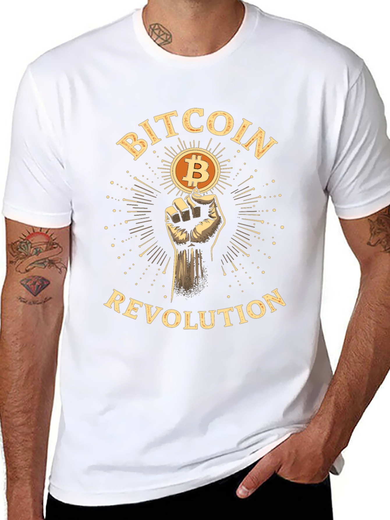 Bitcoin Revolution T-Shirt - Crypto Supporter Tee