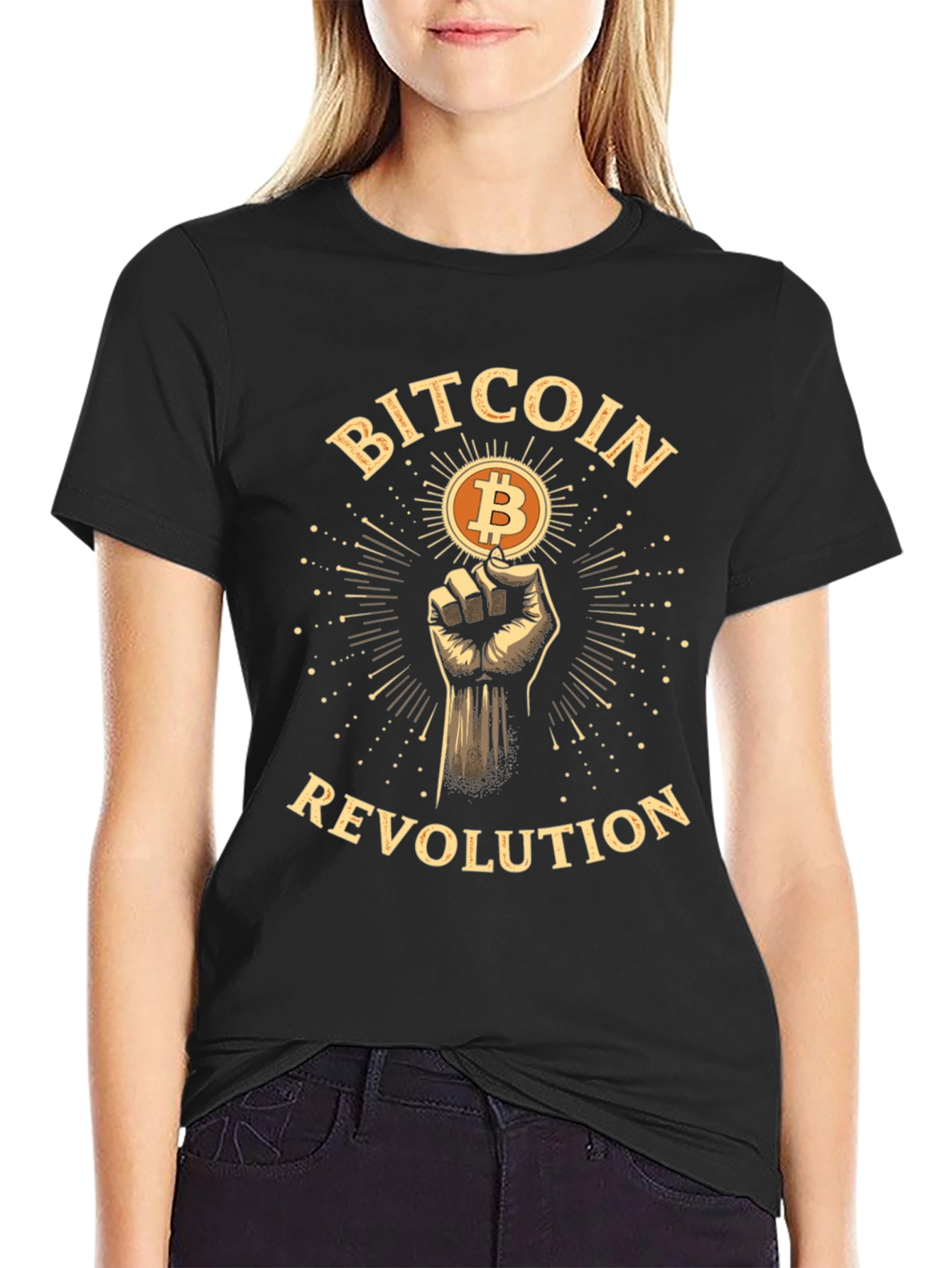 Bitcoin Revolution T-Shirt - Crypto Supporter Tee