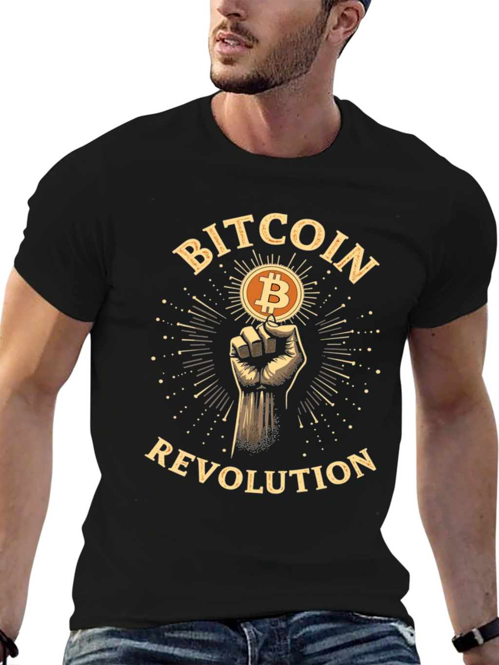 Bitcoin Revolution T-Shirt - Crypto Supporter Tee