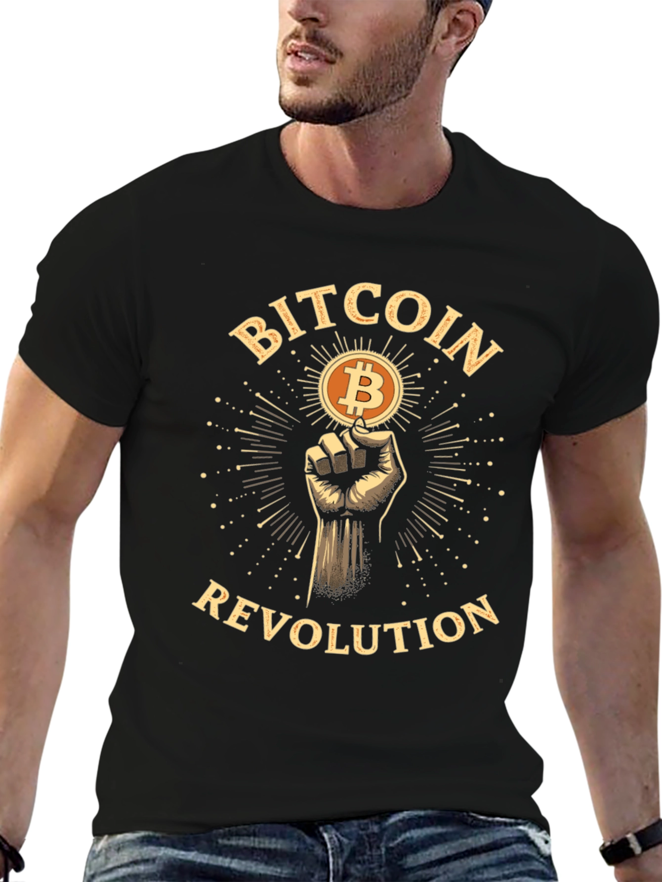 Bitcoin Revolution T-Shirt - Crypto Supporter Tee