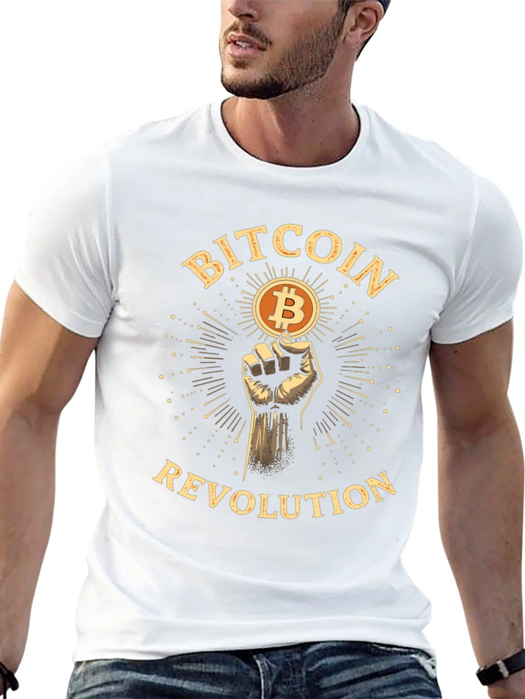 Bitcoin Revolution T-Shirt - Crypto Supporter Tee