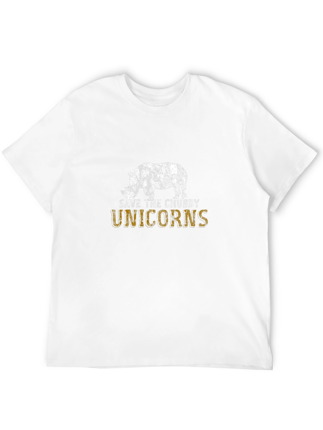 Save the Chubby Unicorns Graphic T-Shirt