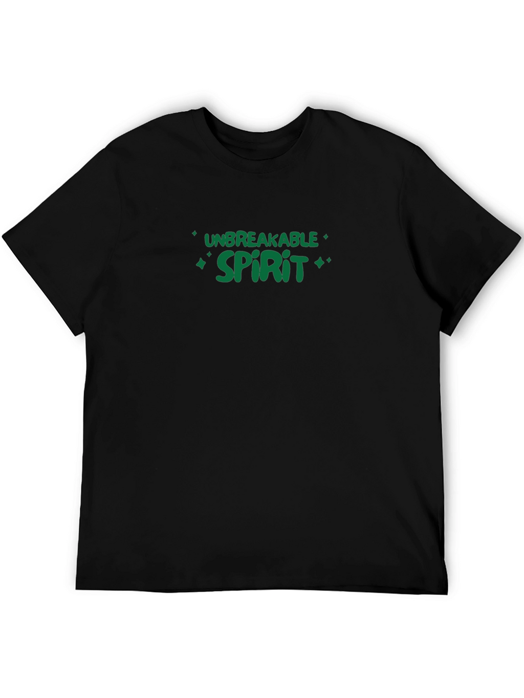 Unbreakable Spirit Black Graphic Tee