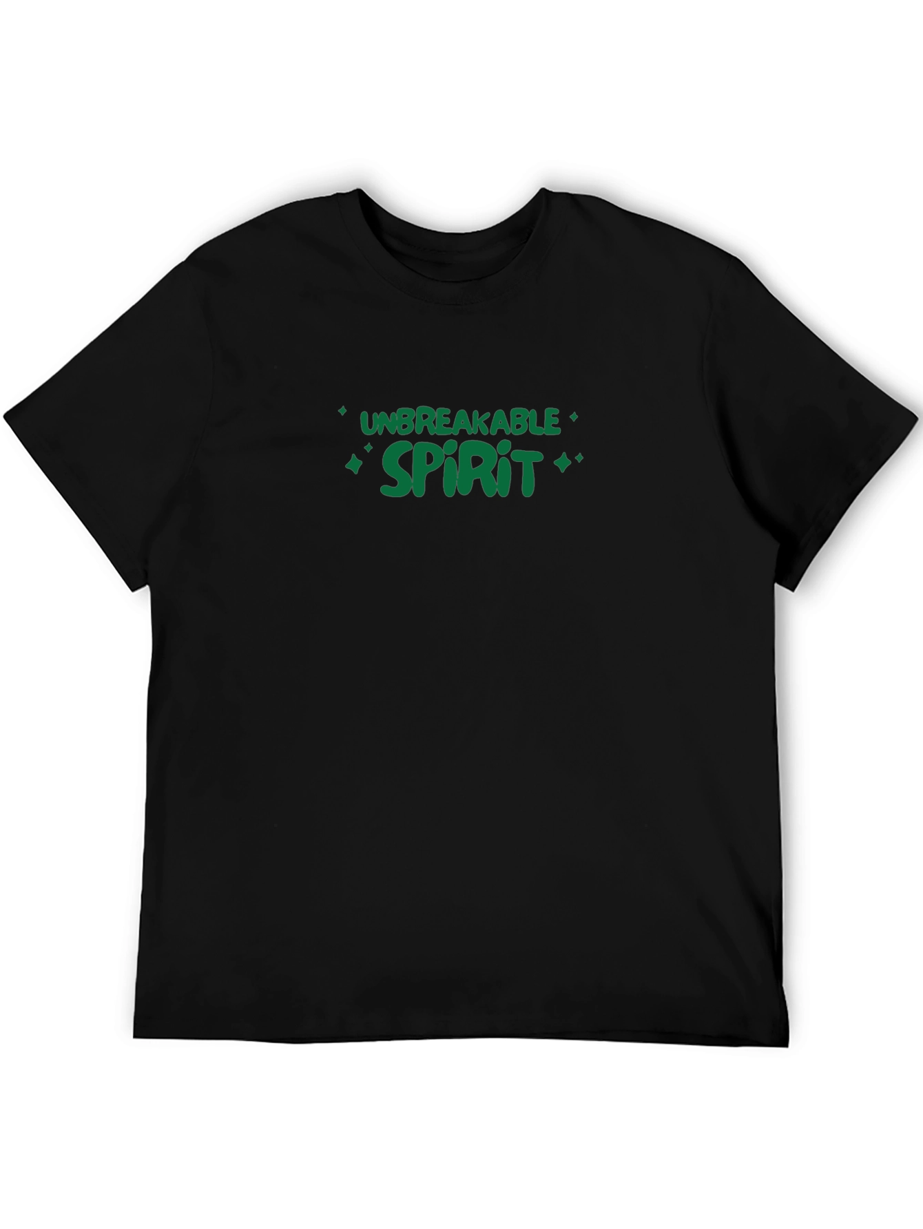 Unbreakable Spirit Black Graphic Tee