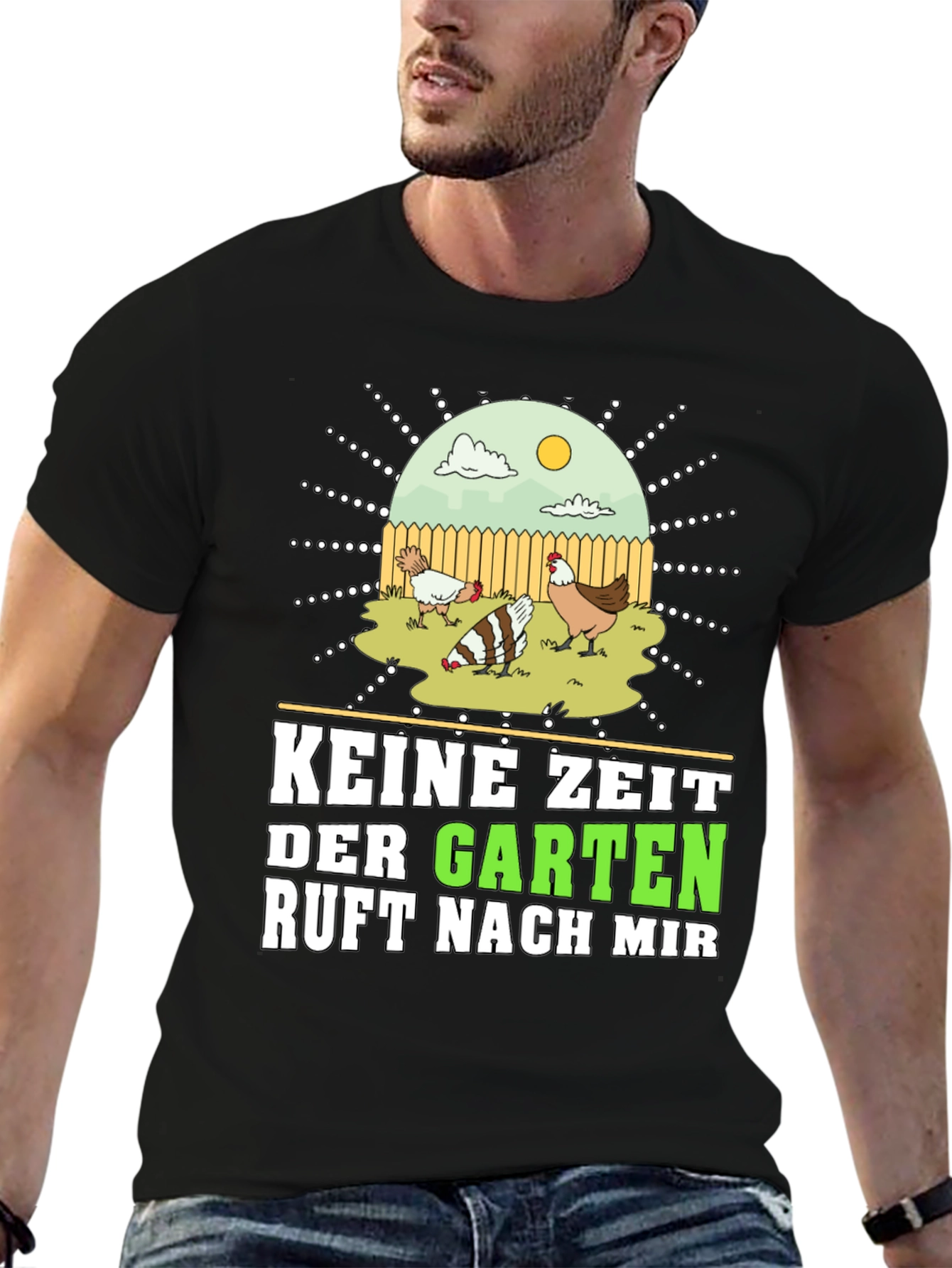 Keine Zeit Der Garten Ruft Nach Mir Graphic Tee