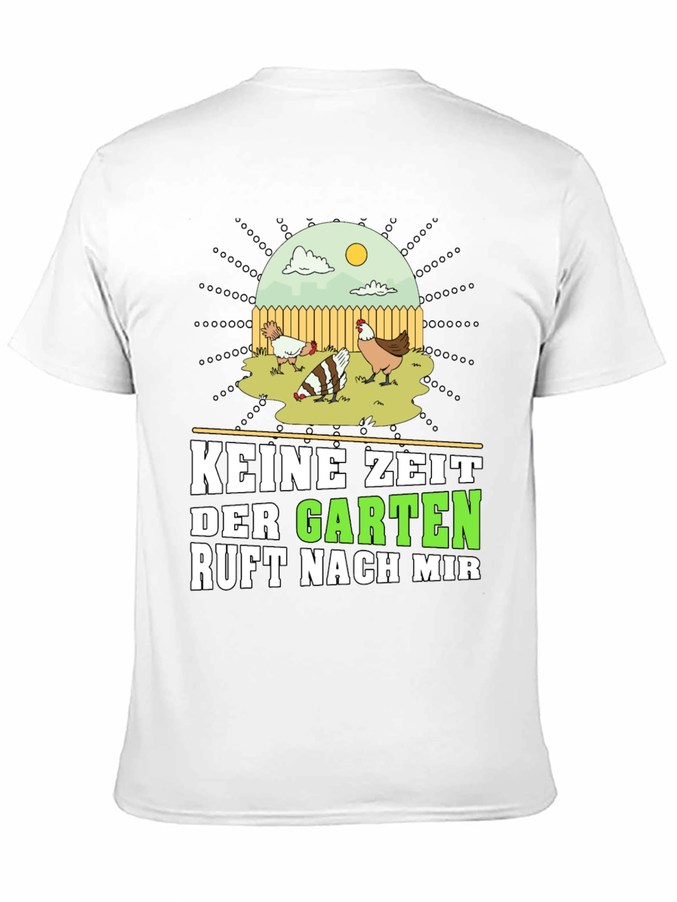 Keine Zeit Der Garten Ruft Nach Mir Graphic Tee