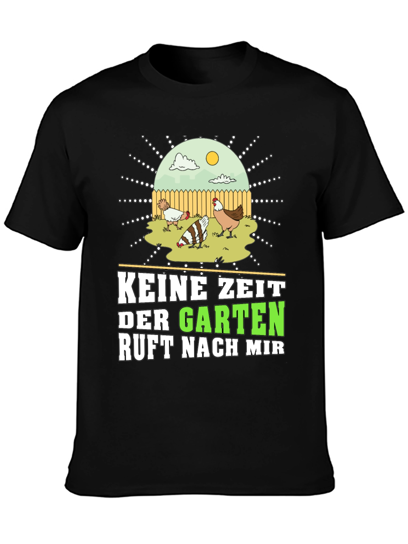 Keine Zeit Der Garten Ruft Nach Mir Graphic Tee