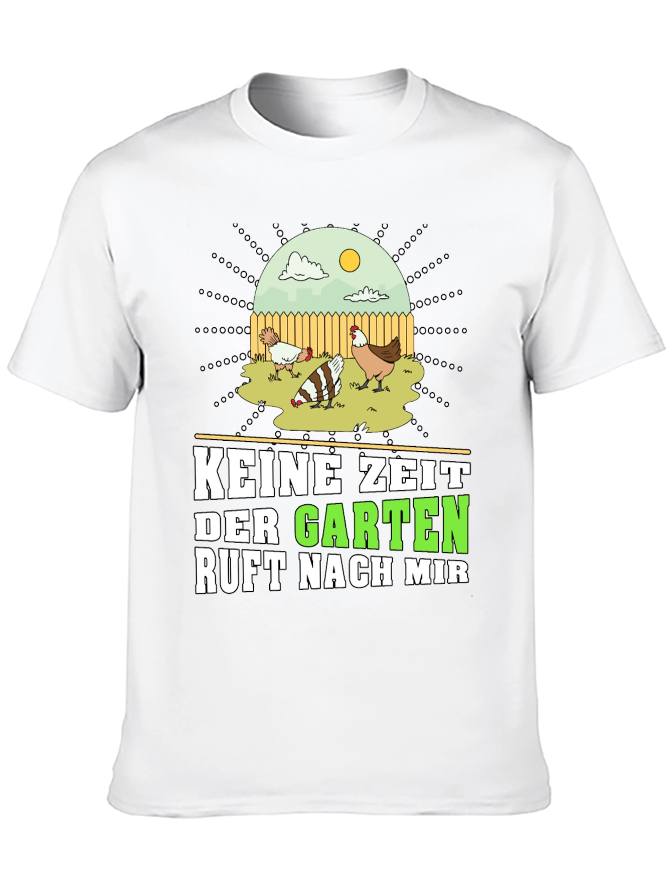 Keine Zeit Der Garten Ruft Nach Mir Graphic Tee