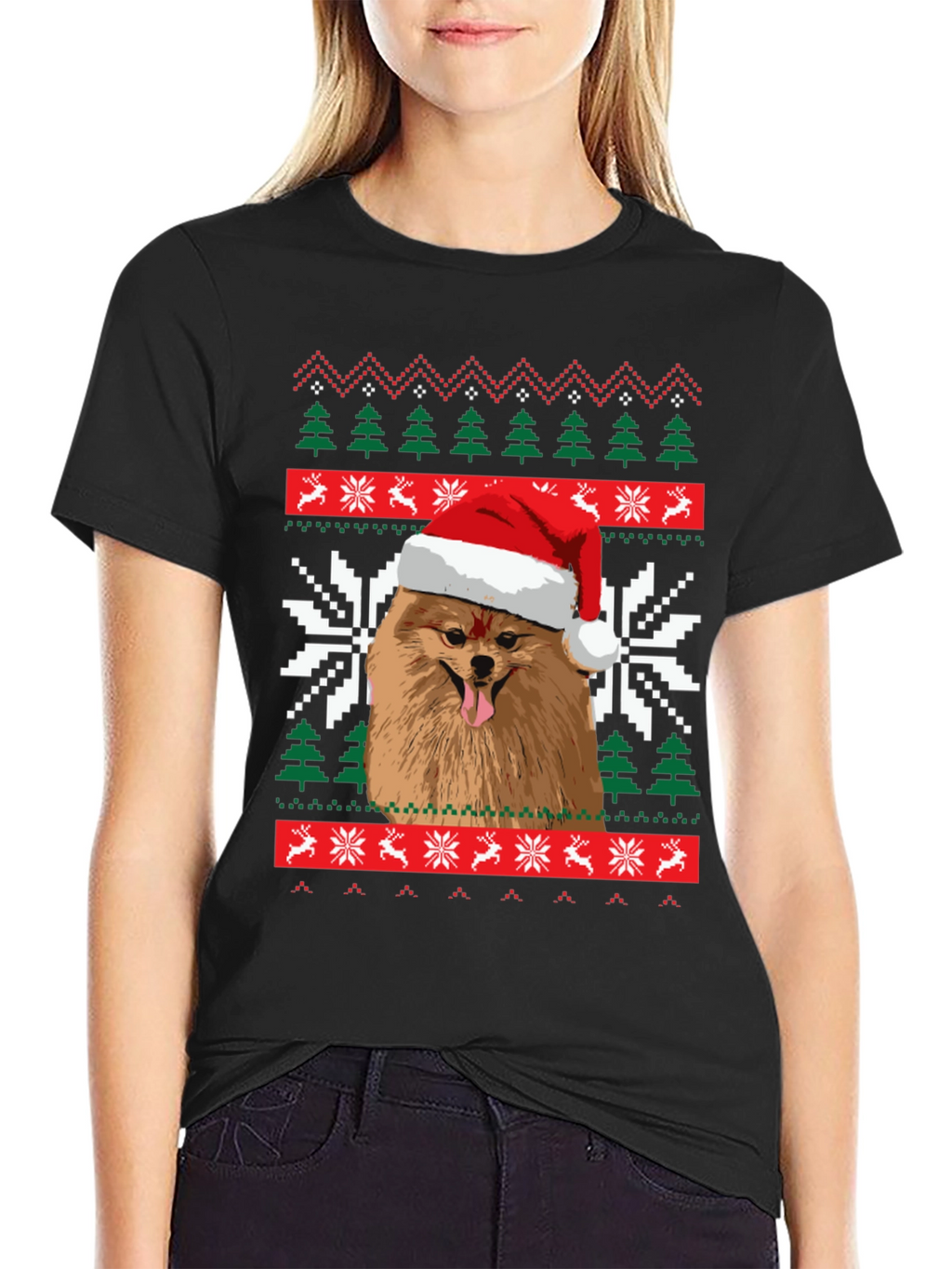Pomeranian Christmas T-Shirt