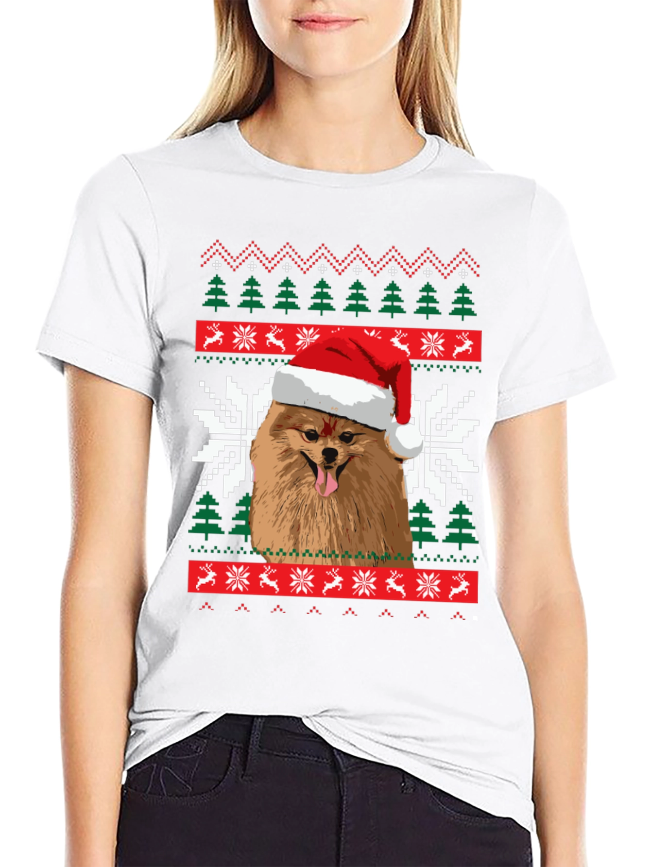 Pomeranian Christmas T-Shirt