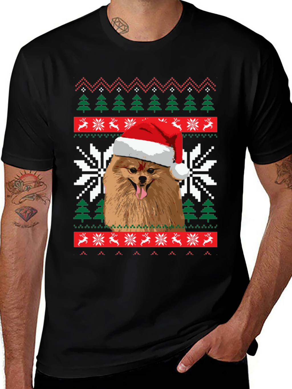 Pomeranian Christmas T-Shirt