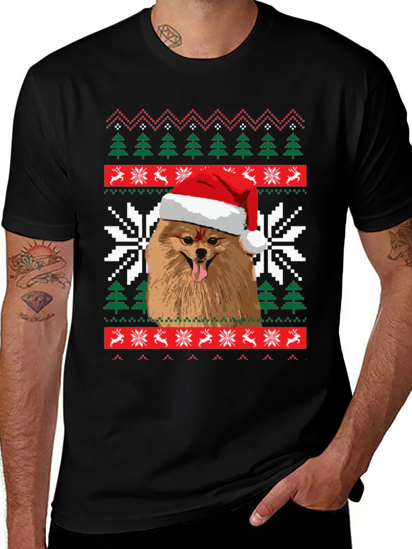 Pomeranian Christmas T-Shirt