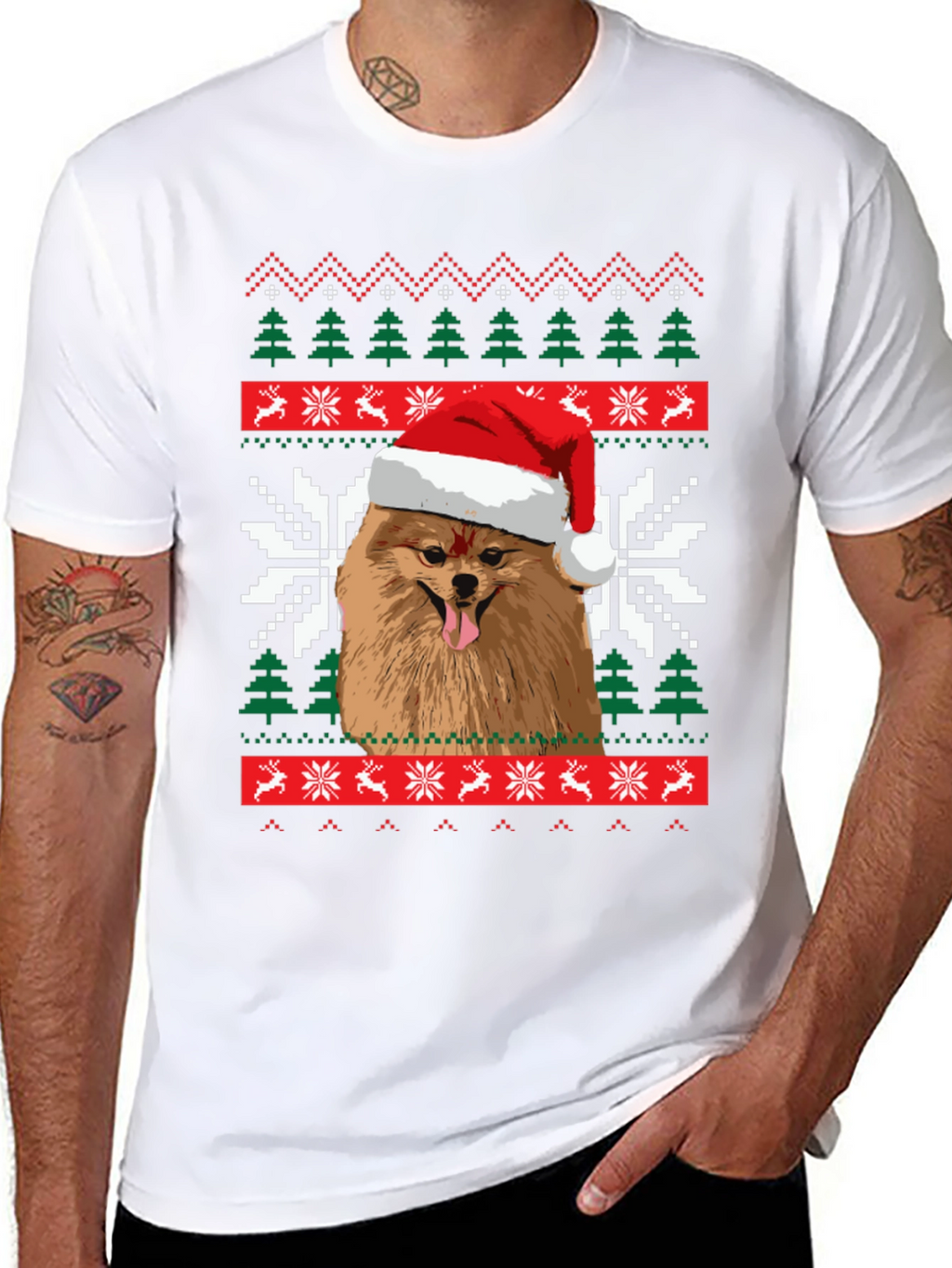 Pomeranian Christmas T-Shirt