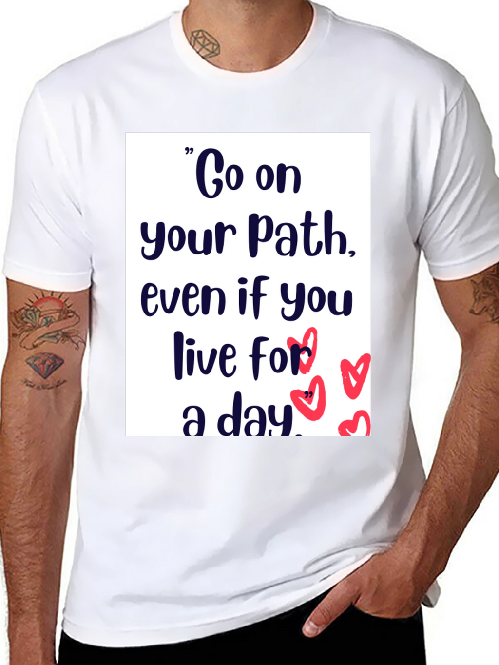 Inspirational Path Graphic T-Shirt
