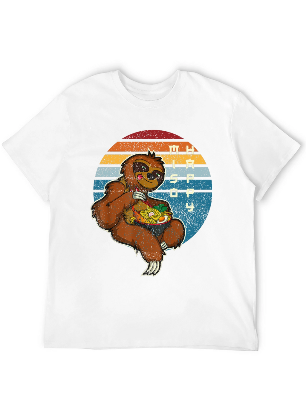 Sloth Ramen Graphic Tee - Chill & Hungry